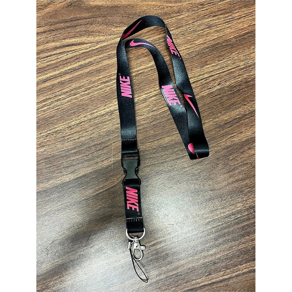 Nike Lanyard Key Holder Black & Pink